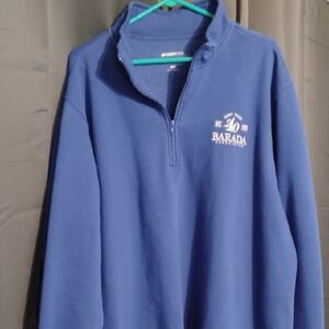 Sport-Tek Men's Royal Blue Quarter-Zip Pullover with Logo